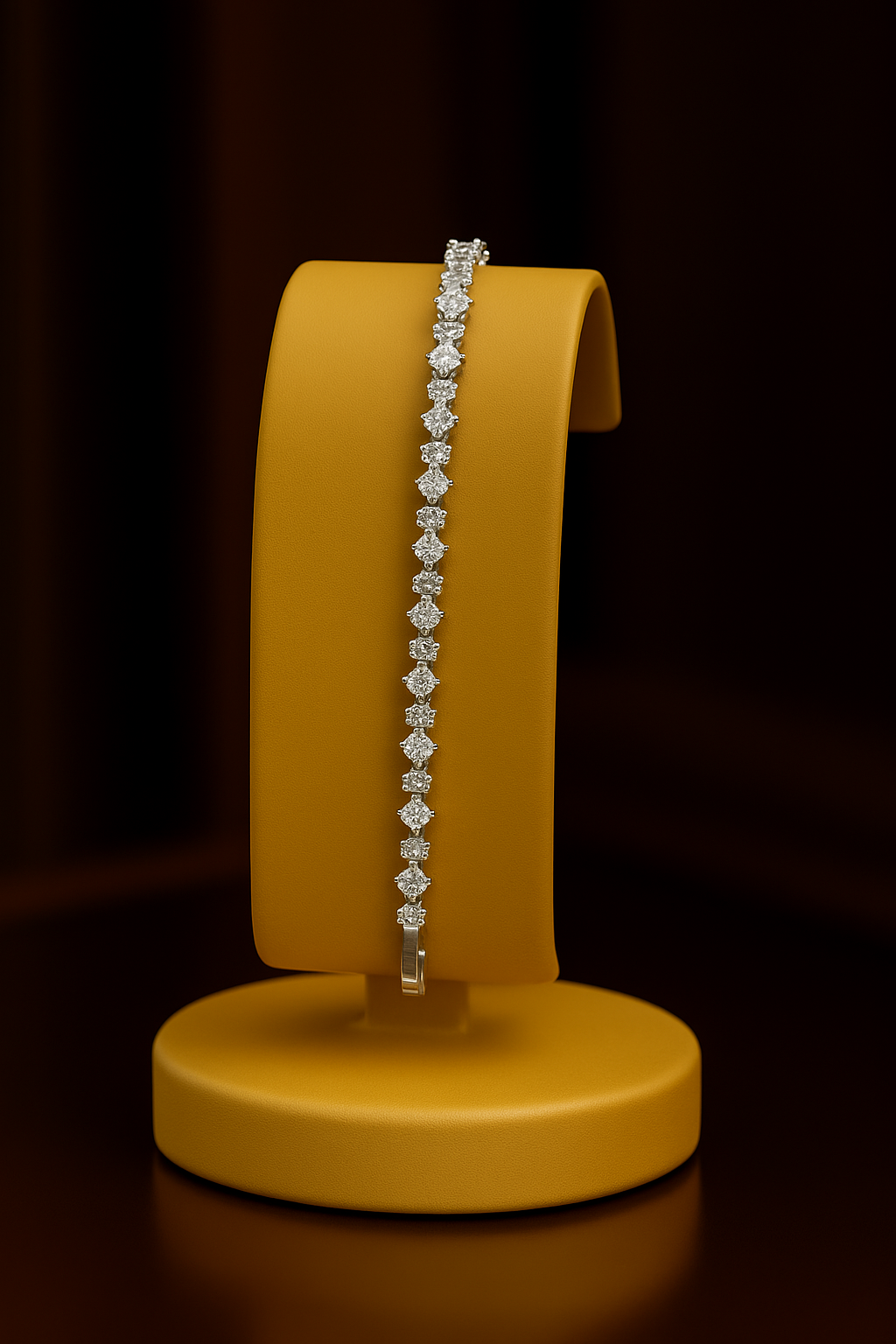 Zarif Baget Taşlı Çelik Bileklik | Işıltı ve Dayanıklılık