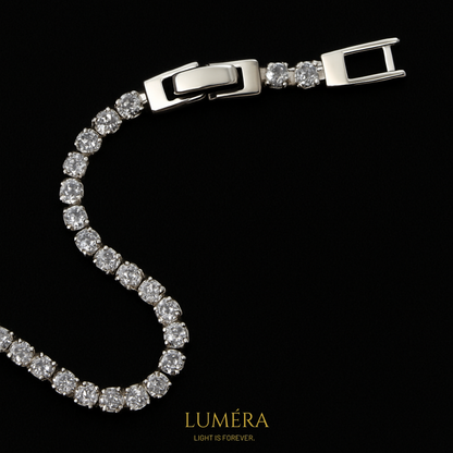 Zirkon Taşlı Işıltılı Bileklik | Lüks Kadın Bileklik – Luméra