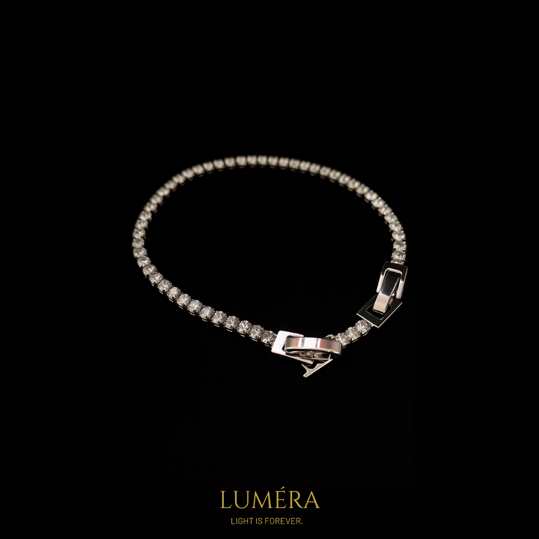 Zirkon Taşlı Işıltılı Bileklik | Lüks Kadın Bileklik – Luméra