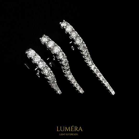 Modern Tasarım Gümüş Rodyum Kaplama Lüks Yüzük – Luméra